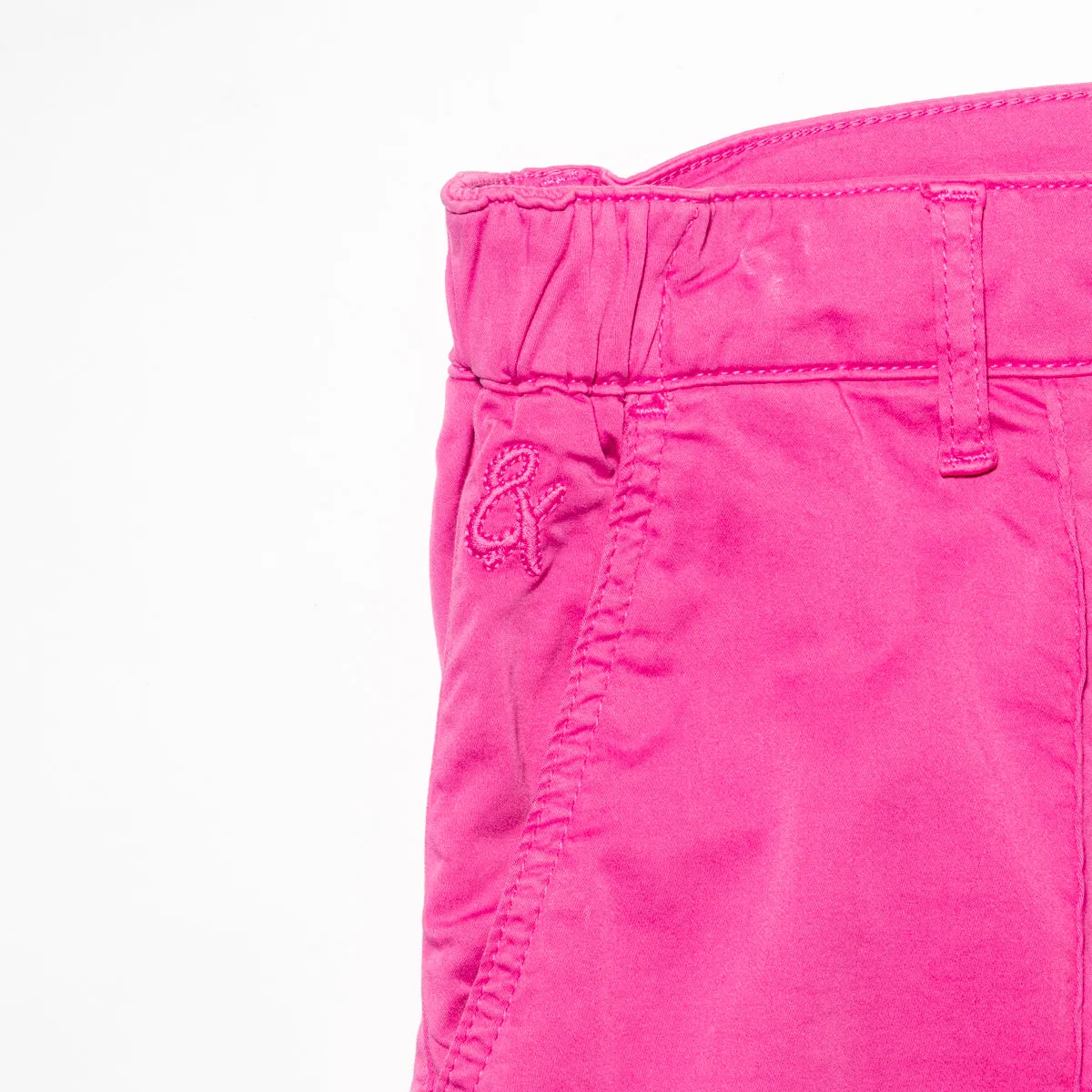 Chino Shorts w/ Drawstring Waist - Pink