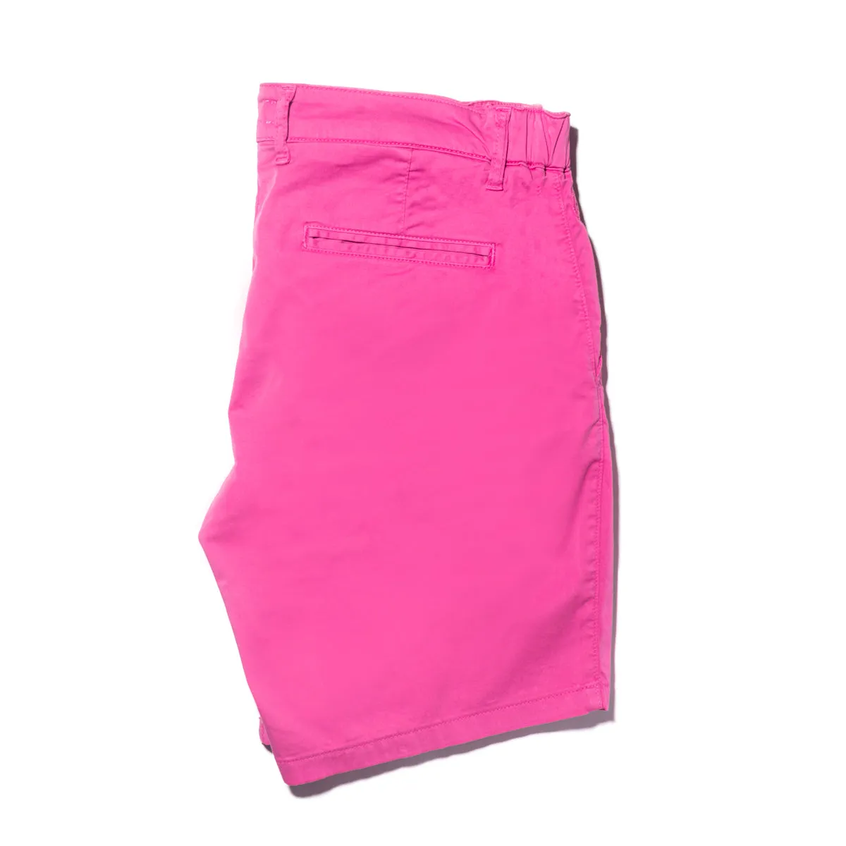 Chino Shorts w/ Drawstring Waist - Pink