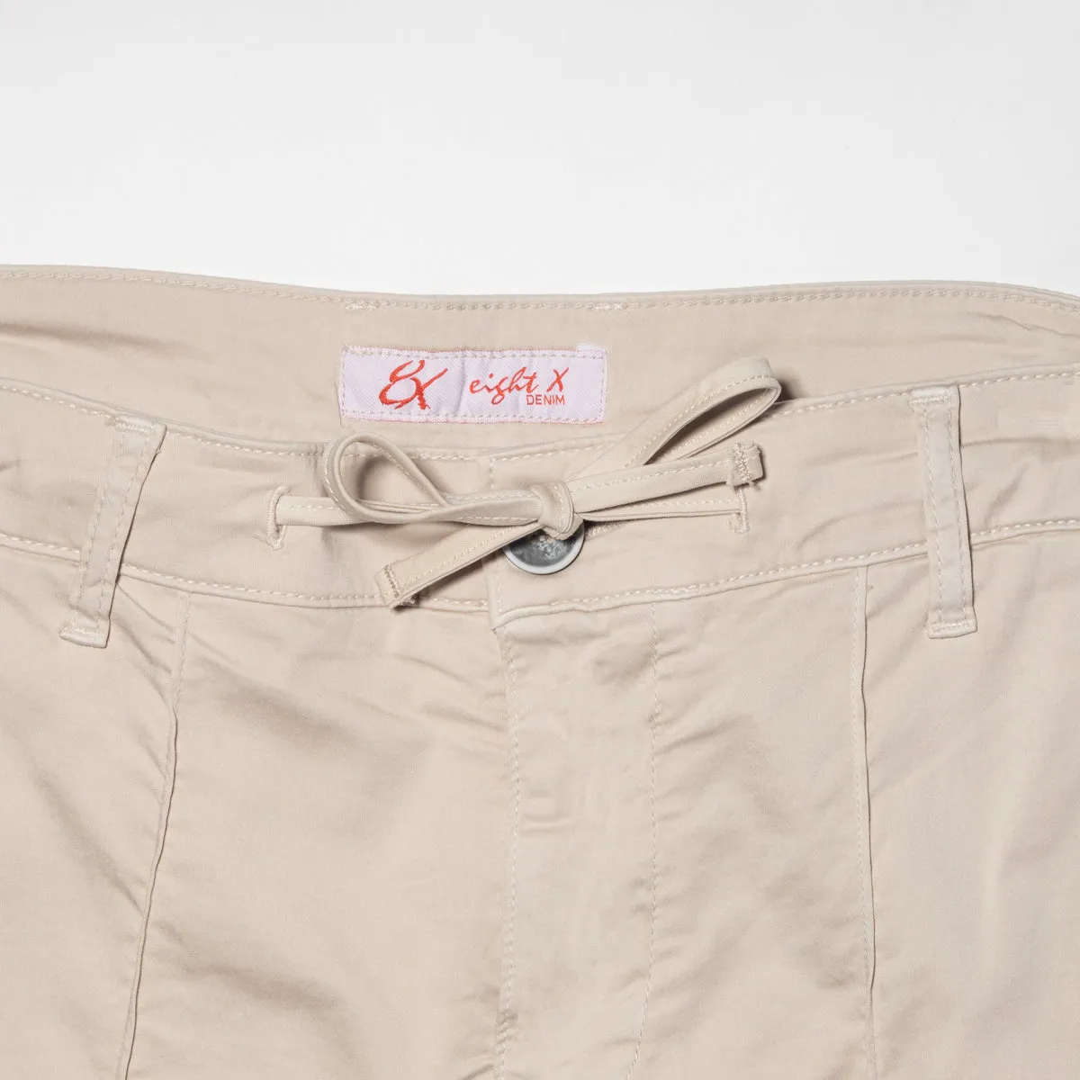 Chino Shorts w/ Drawstring Waist - Staple Beige