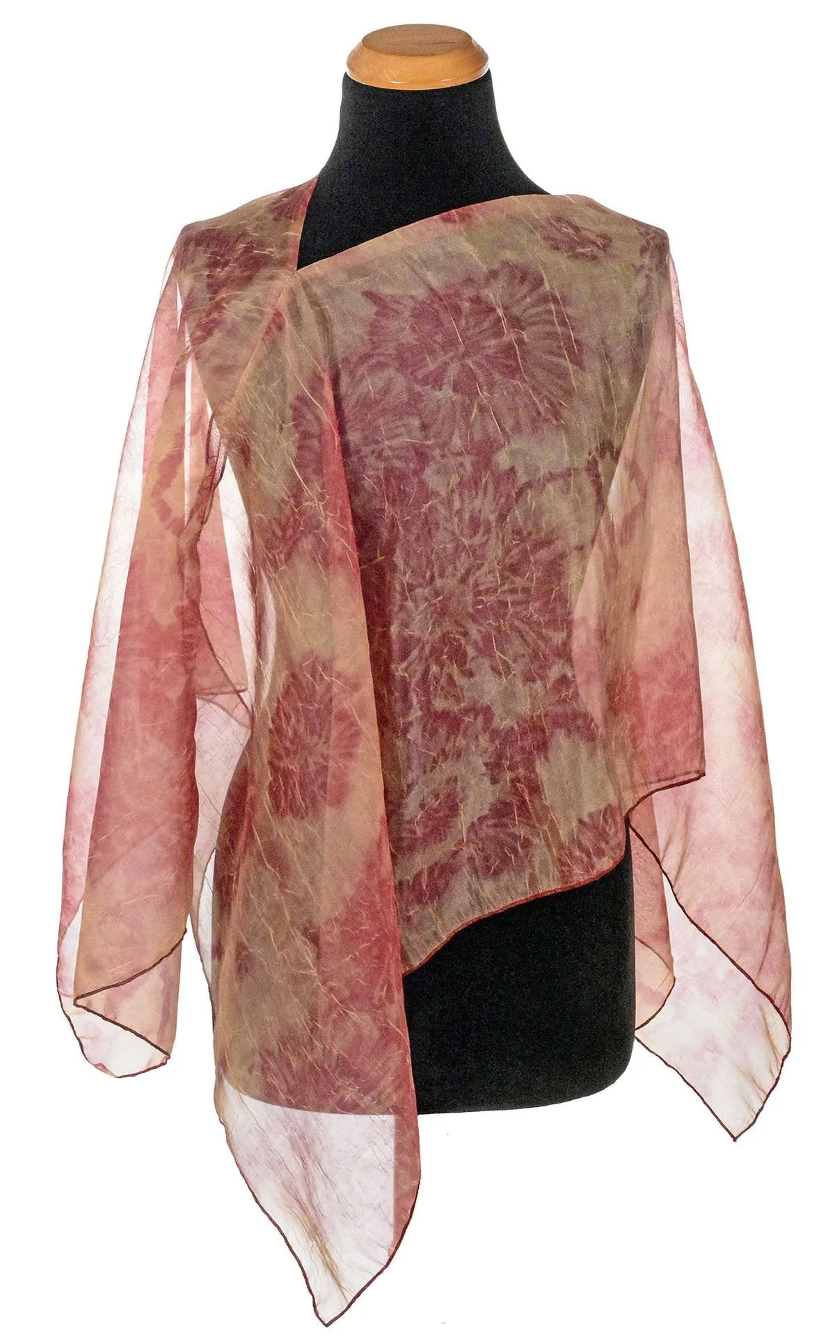 Coastal Garden Poncho - Coral