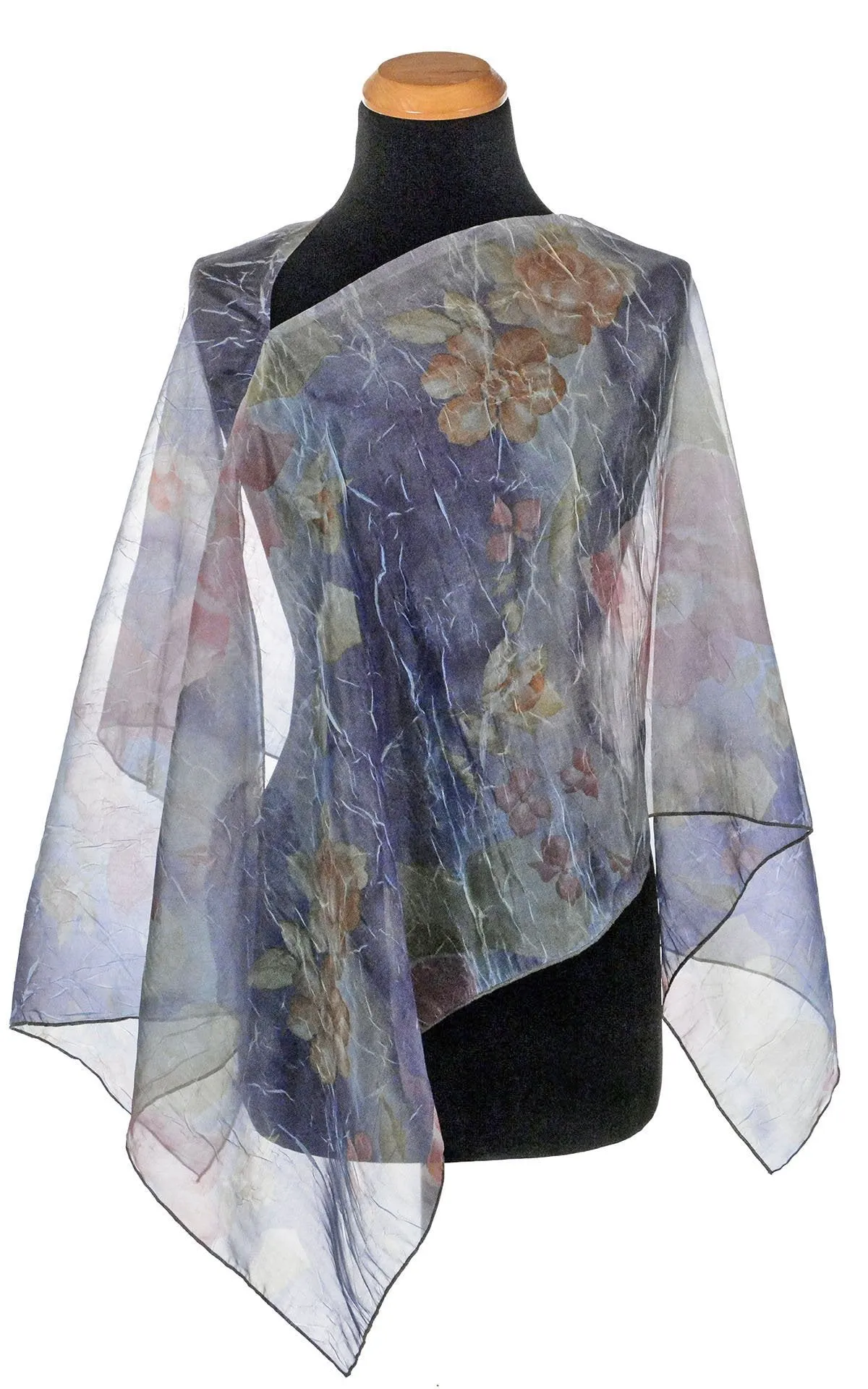 Coastal Garden Poncho - Sea Lavender