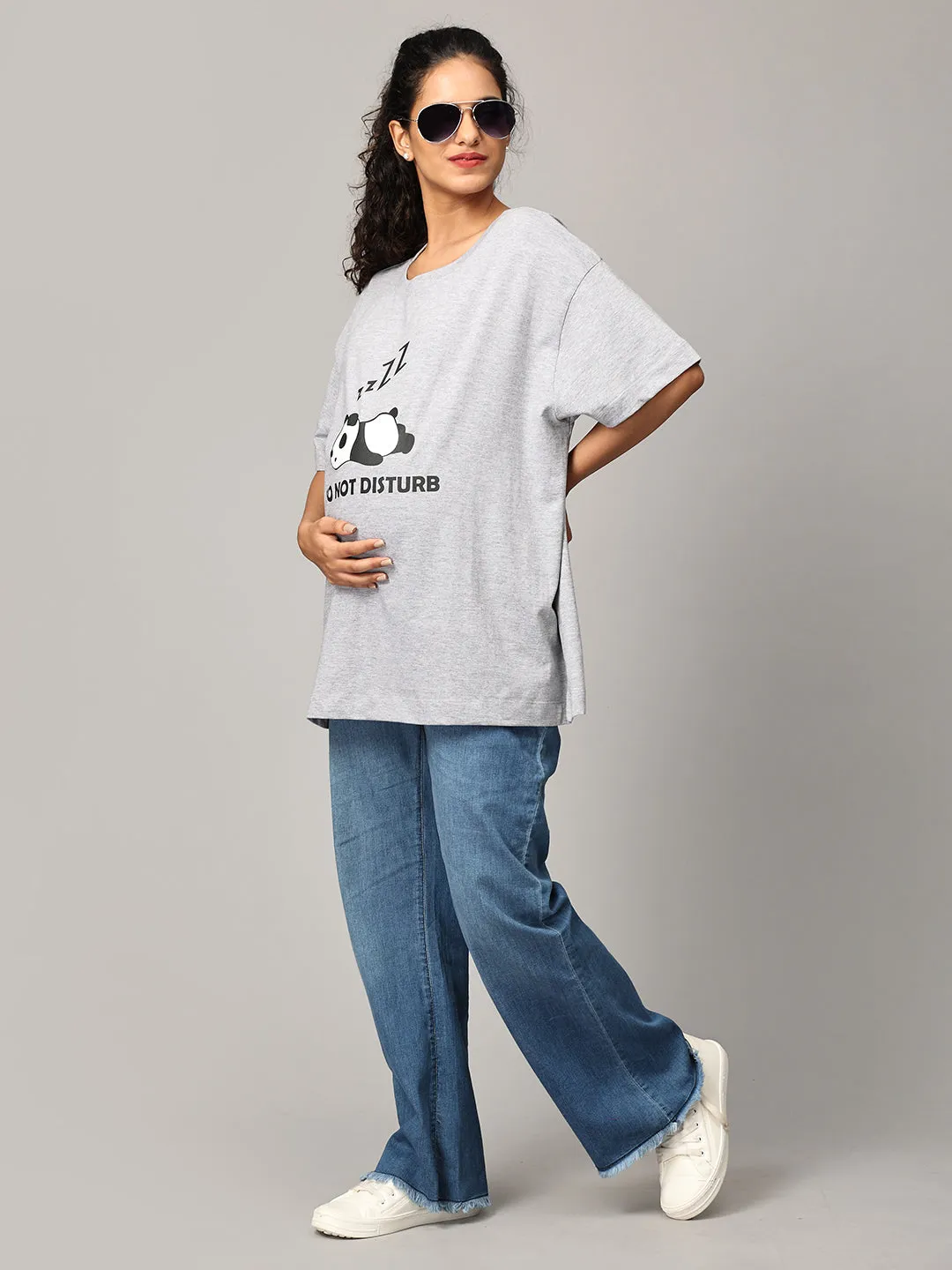 Combo Of 2 Oversized Mumma T shirts