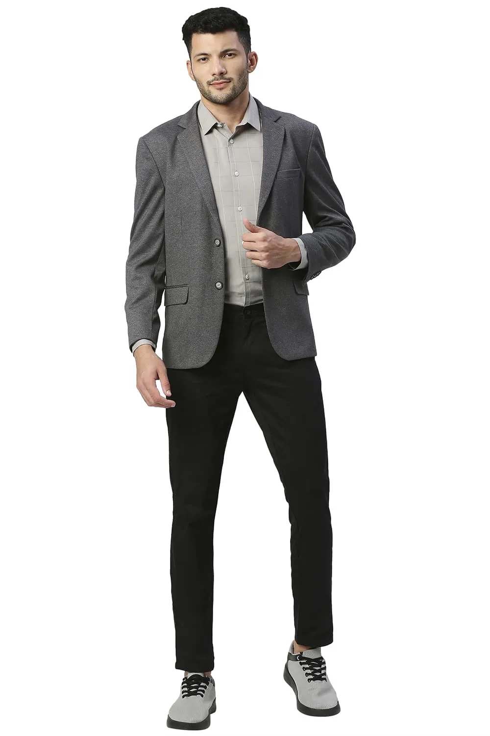 Comfort Fit Poly Rayon Stretch Knit Blazers