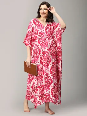 Cotton Candy Maternity and Nursing Kaftan Nighty