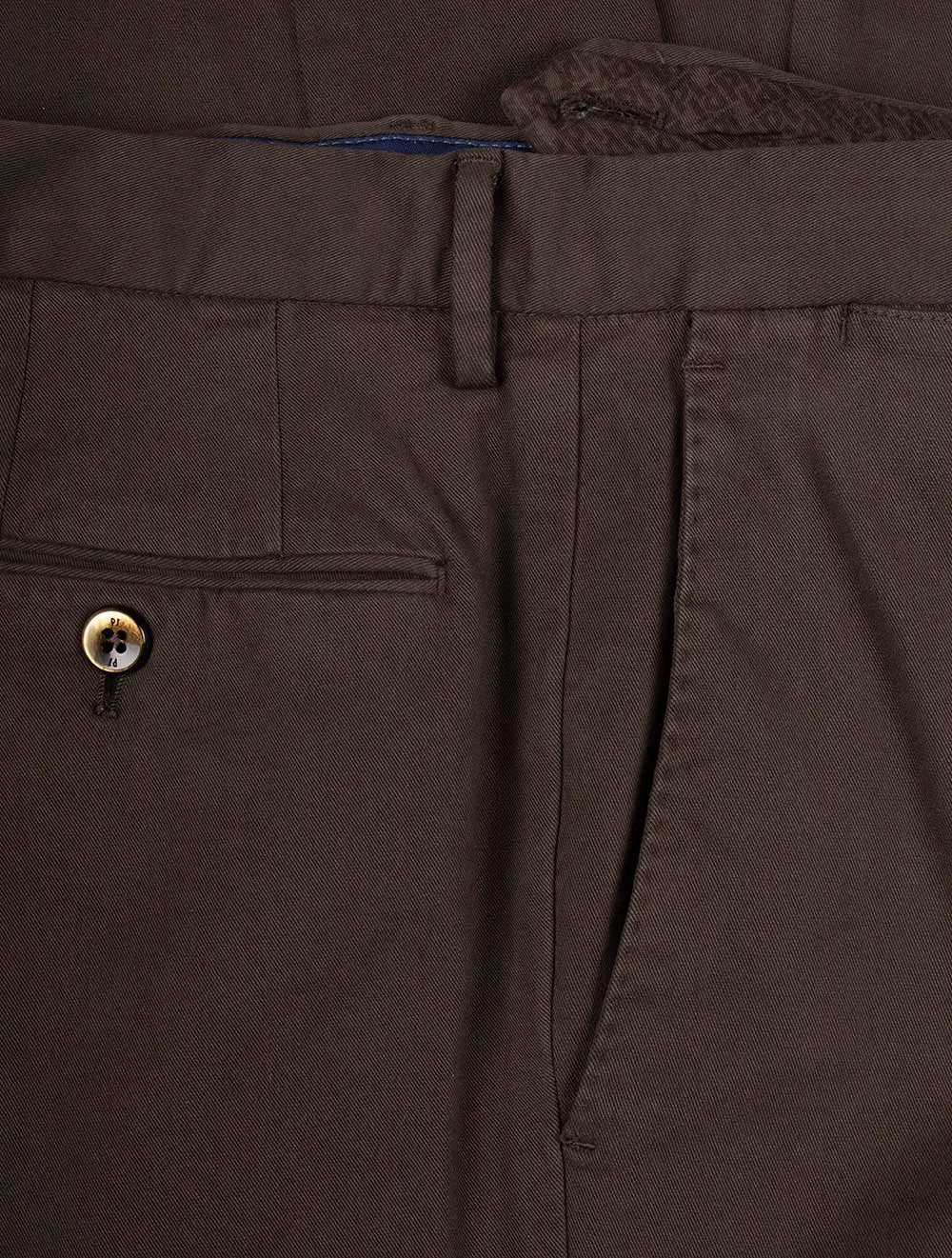 Cotton Chino Brown