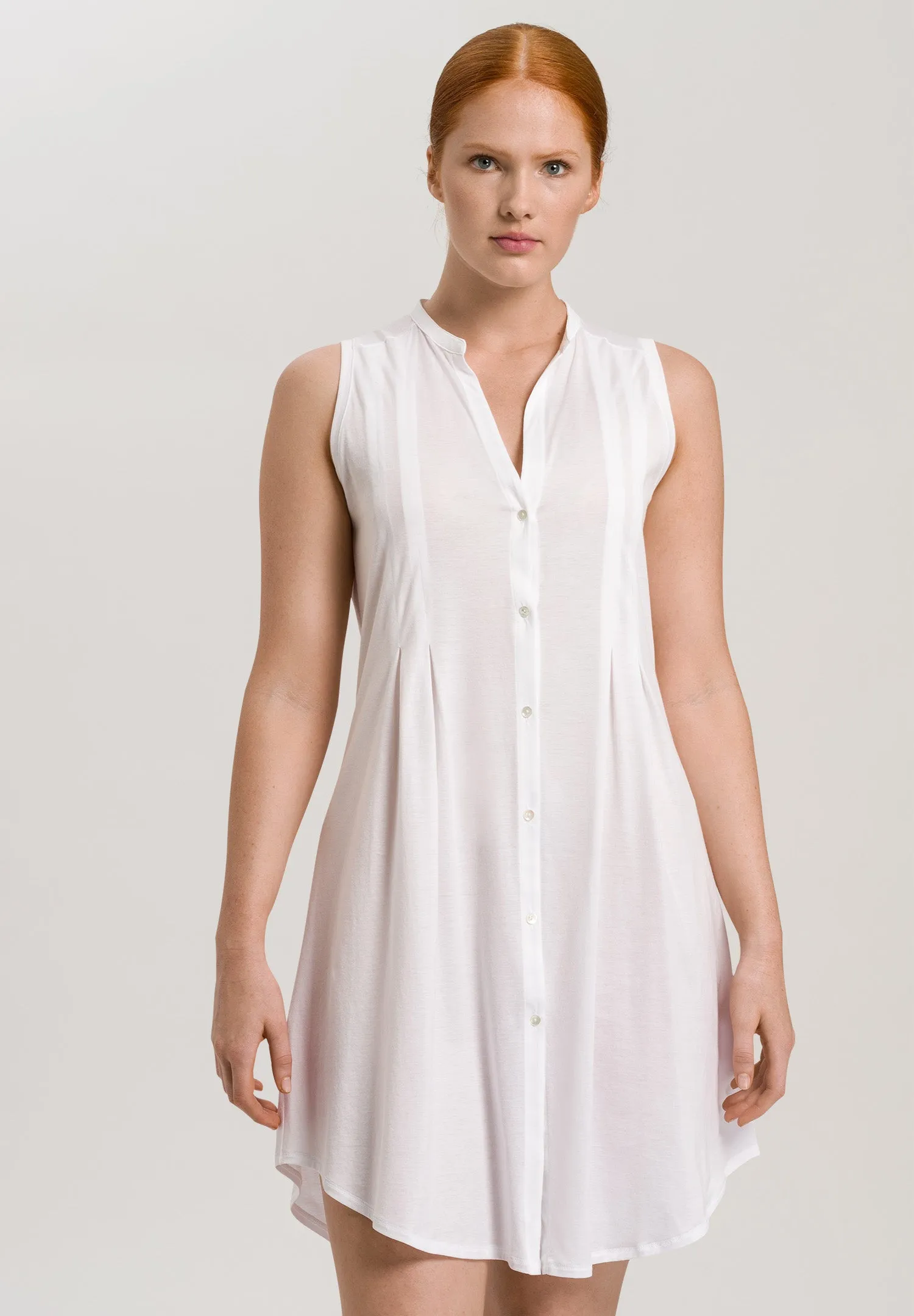 Cotton Deluxe Cotton Tank Sleep Shirt | White 77952-101