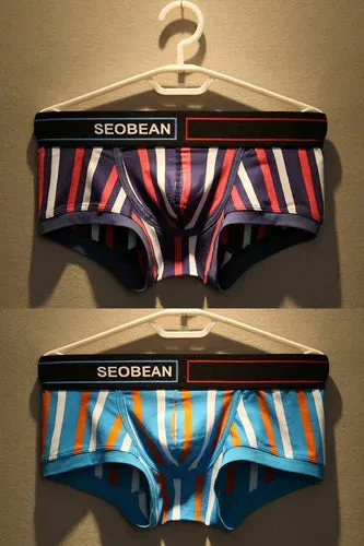 Cotton Striped 2Pcs Set Boxer