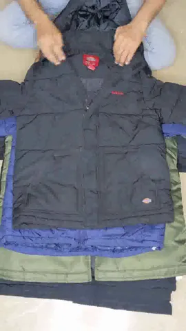 Dickies jackets 9 unit small to XL & long coat, puffer jacket