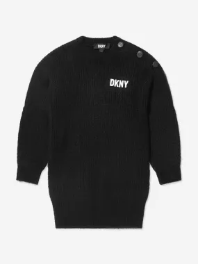 DKNY Girls Knitted Logo Dress