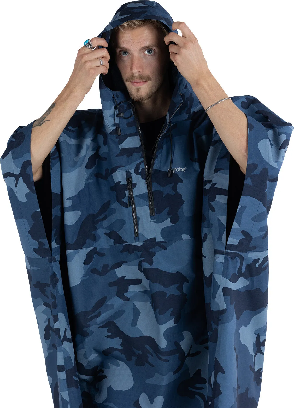 Dryrobe Waterproof Poncho - Blue