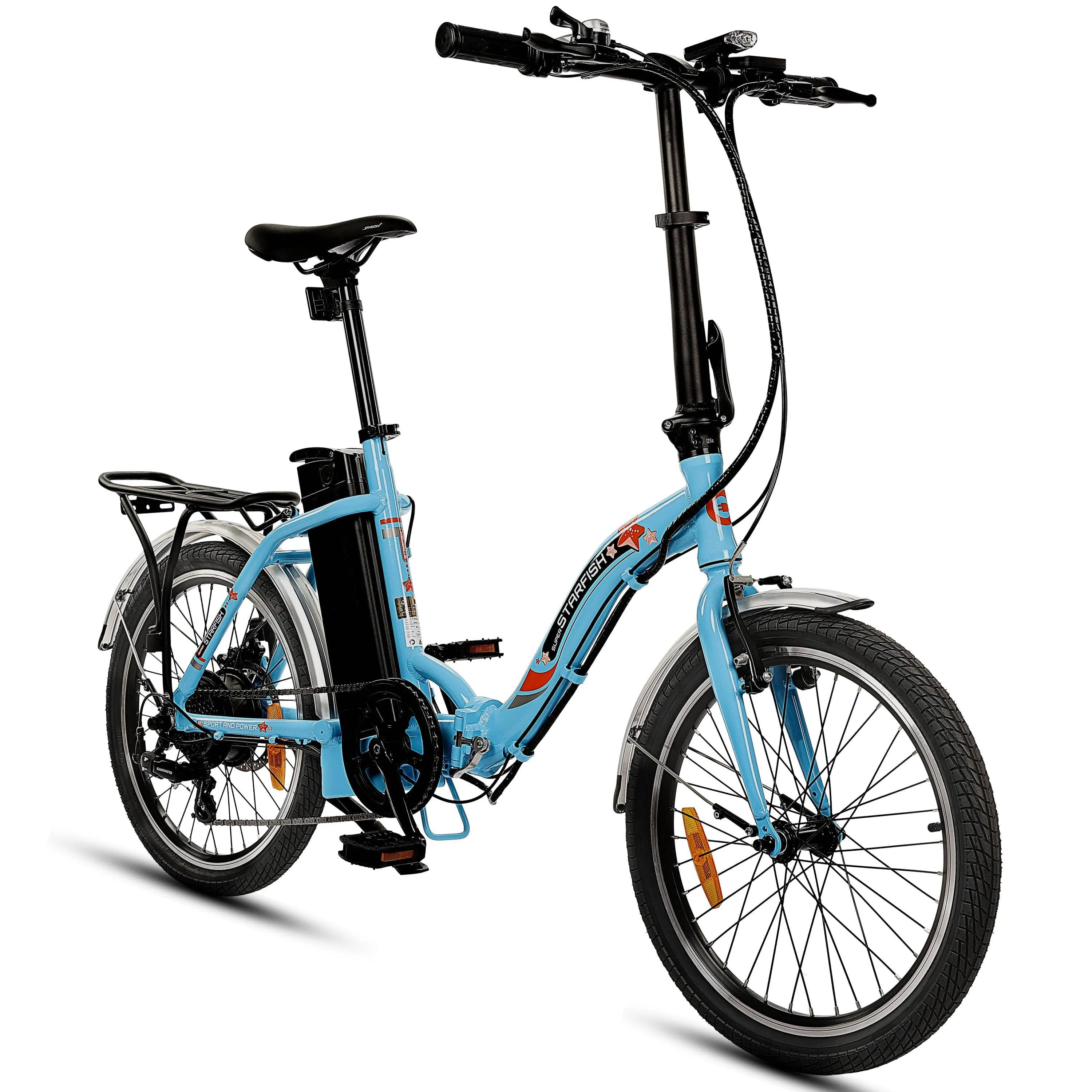 Ecotric Starfish 20" 36V 350W Folding Electric Bike