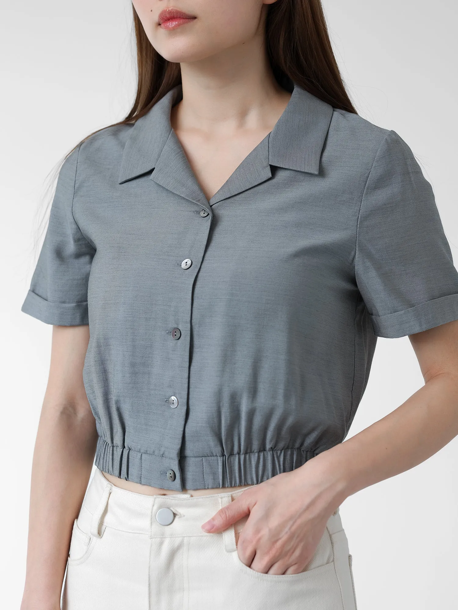 Elastic Waist Shirt