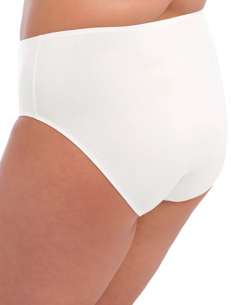 Elomi Smooth Full Brief, White