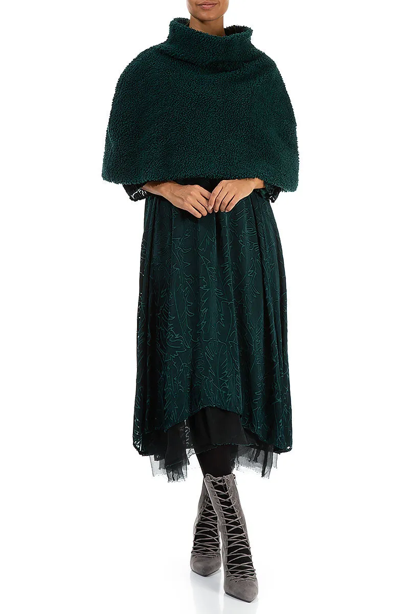 Emerald Teddy Cotton Poncho