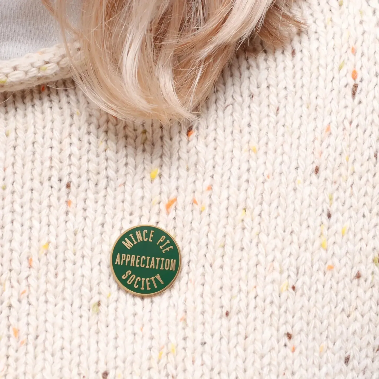 Enamel Pin - Mince Pie Appreciation Society