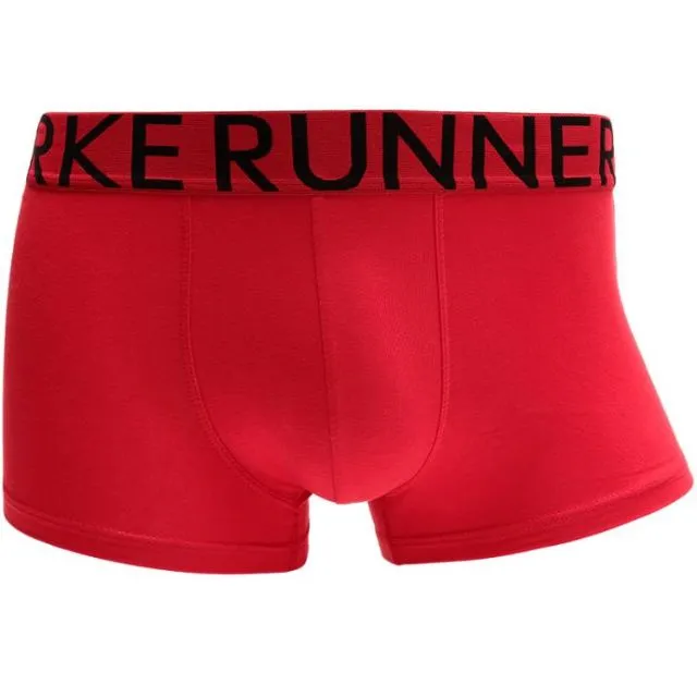 Erke Underwear Boxer Short Plain Cotton Red