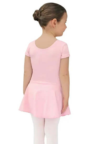 Eurotard 44464C Girls Microfiber Short Sleeve Dance Dress