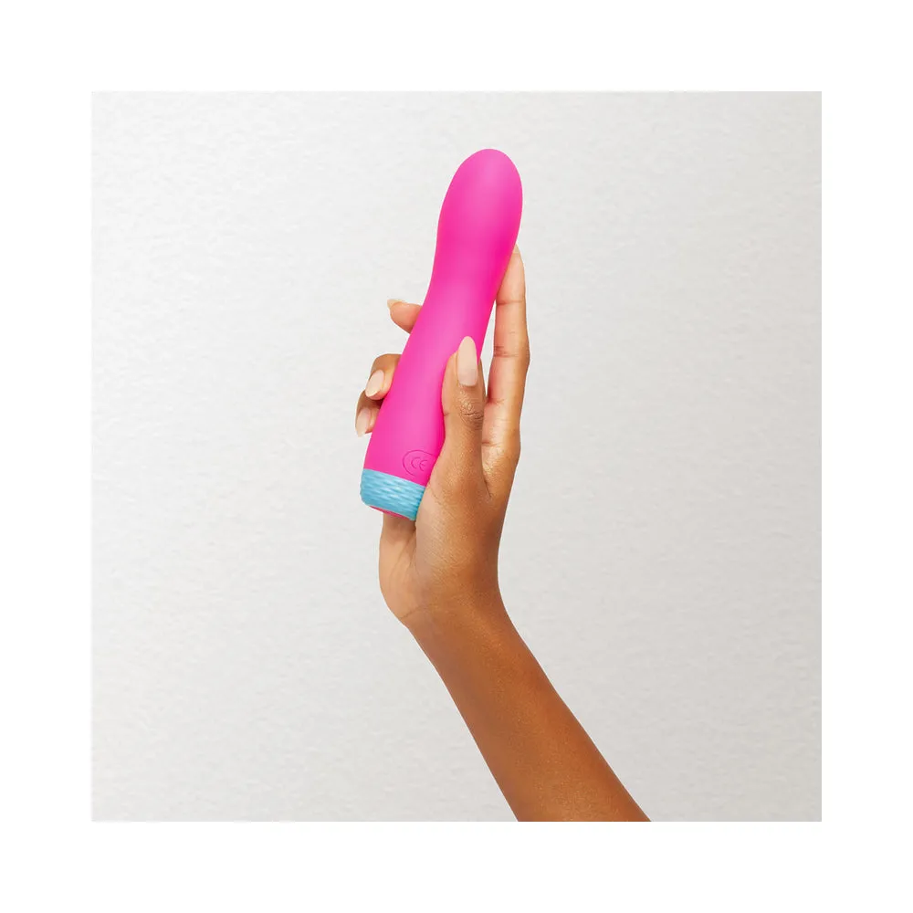 FemmeFunn Rora Rechargeable Silicone Rotating Bullet Vibrator Pink