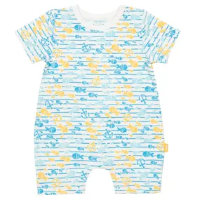 Fish explorer romper