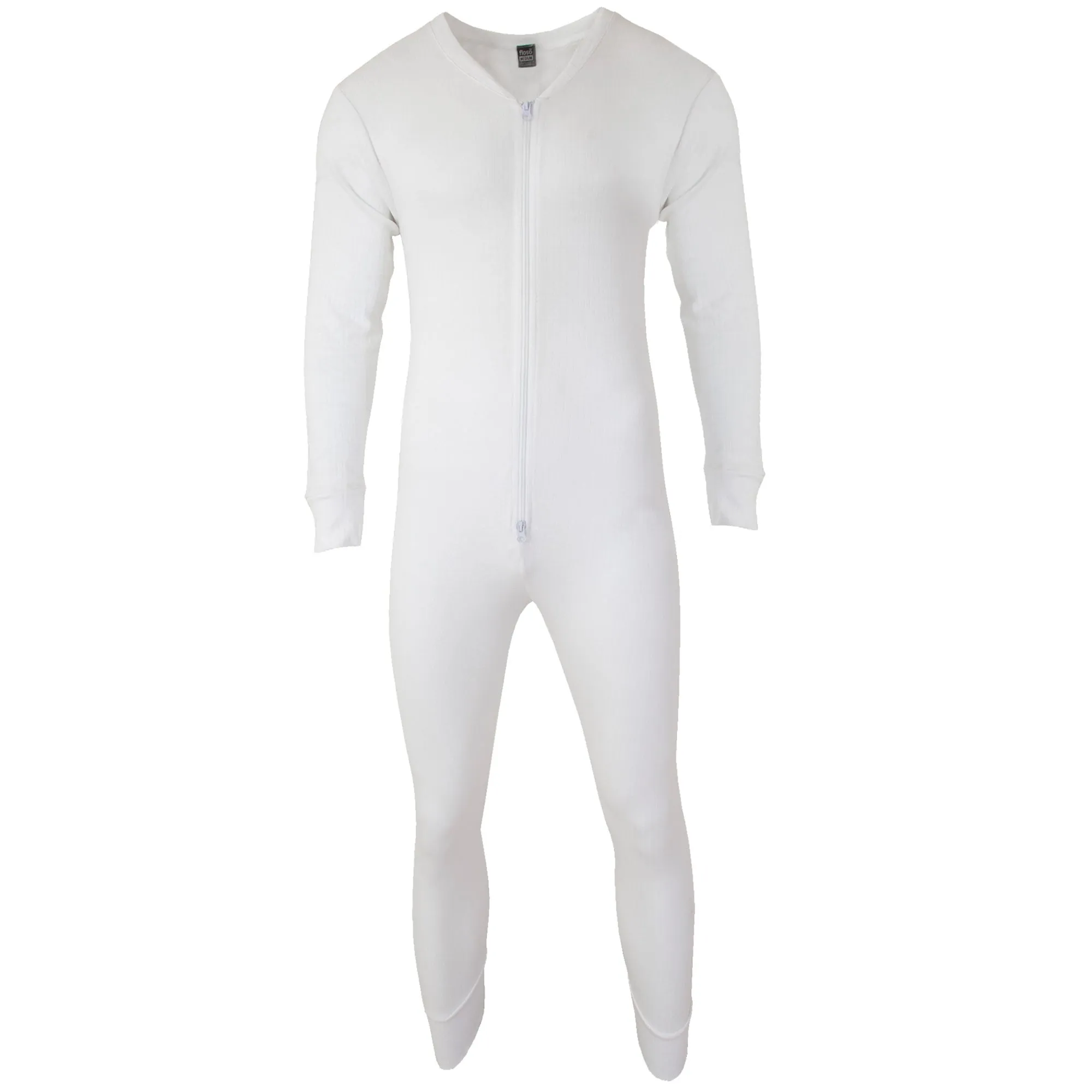 FLOSO Mens Thermal Underwear All In One Union Suit