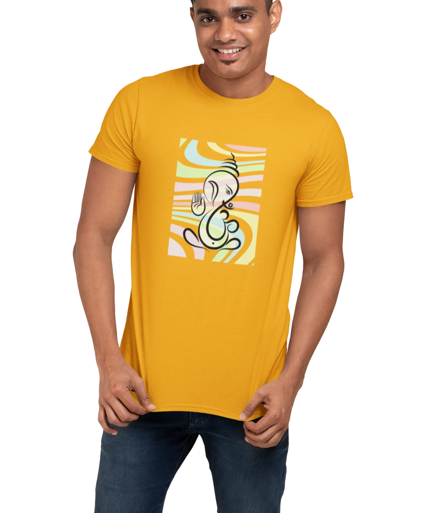 Ganesha T Shirt for Men D72