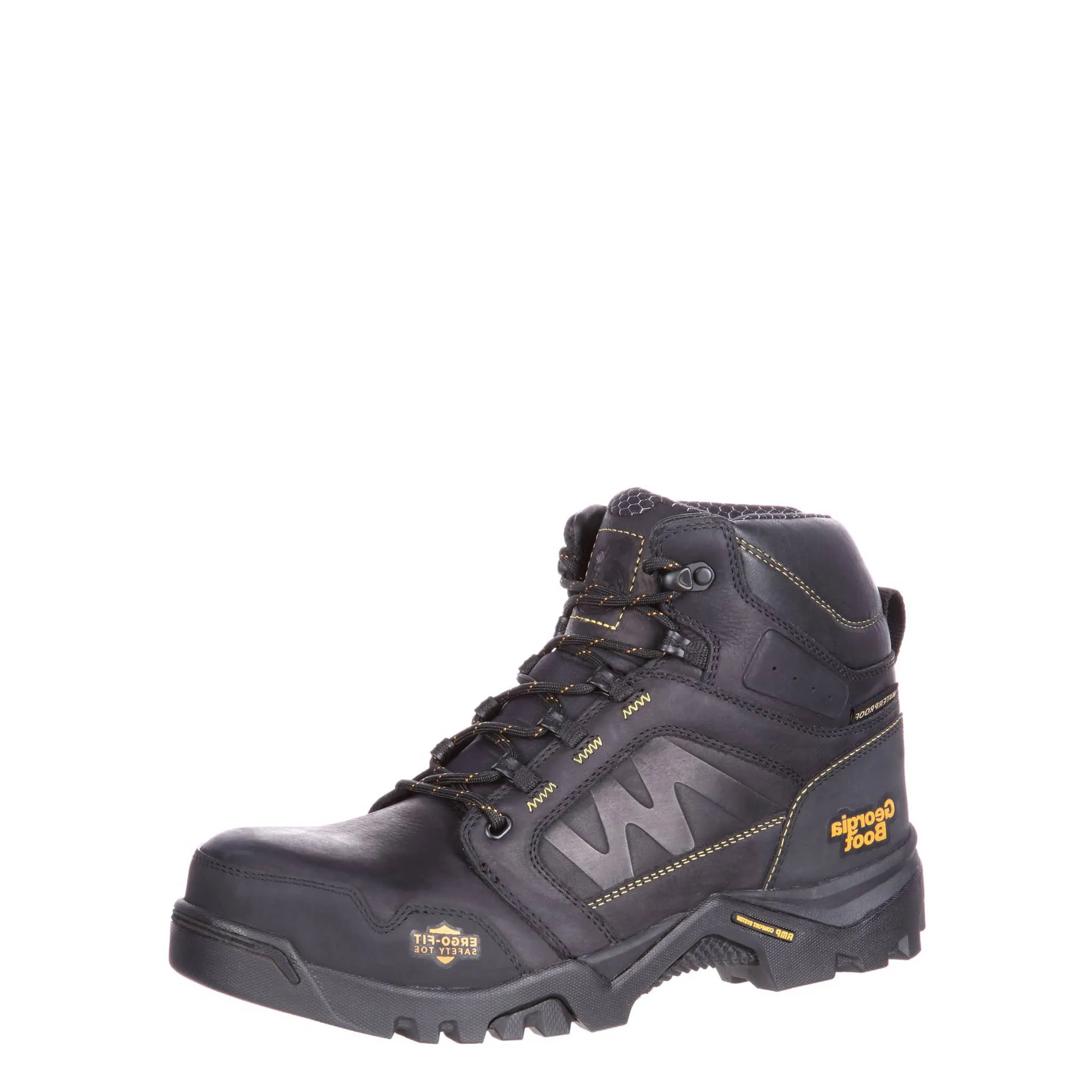 Georgia | Men's Amplitude Composite Toe Waterproof Work Boot | Black