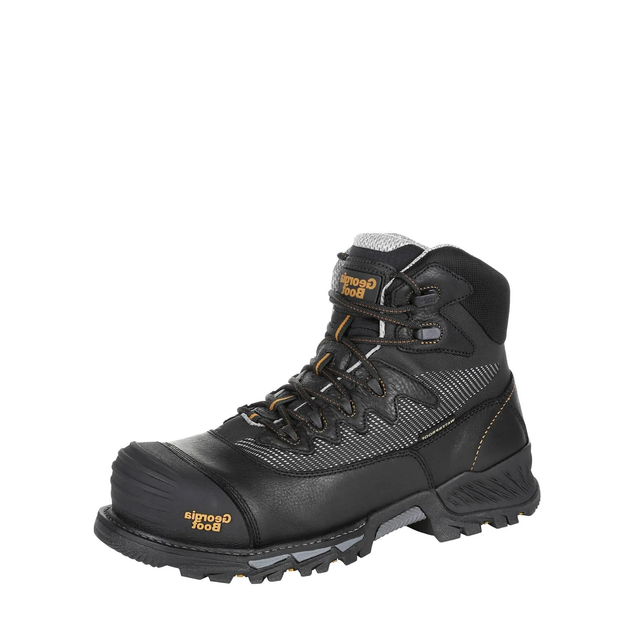 Georgia | Men's Boot Rumbler Composite Toe Waterproof Hiker | Black