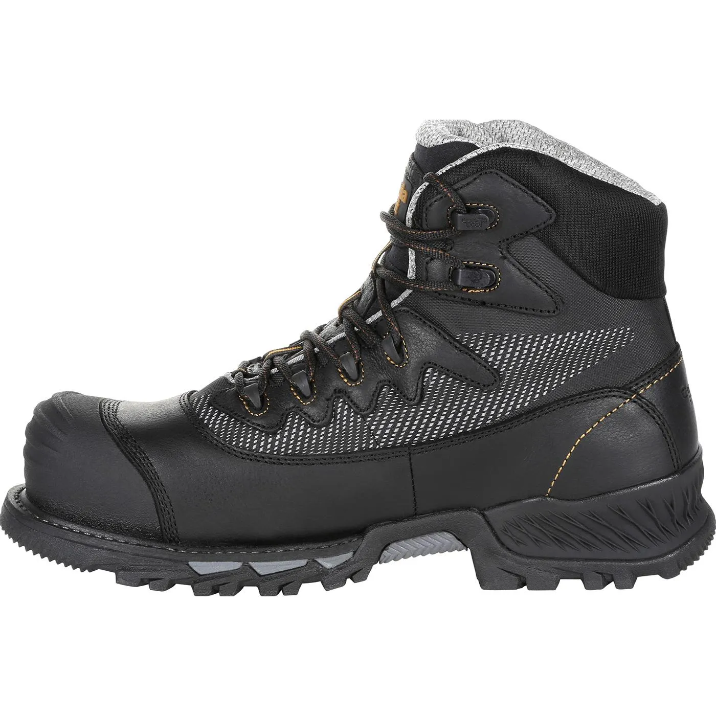 Georgia | Men's Boot Rumbler Composite Toe Waterproof Hiker | Black