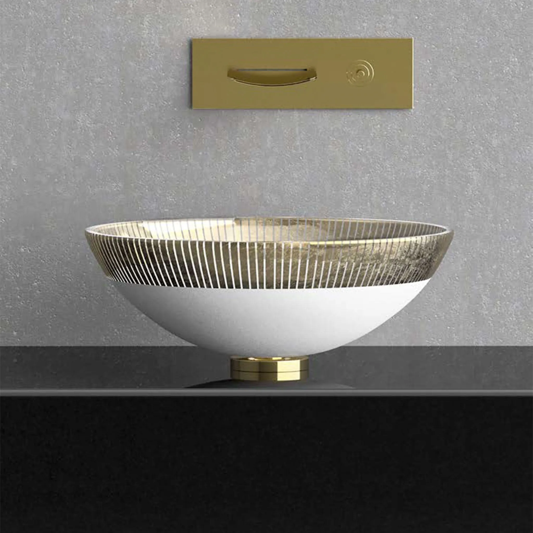 Glass Design Vessel Sink Filigrana