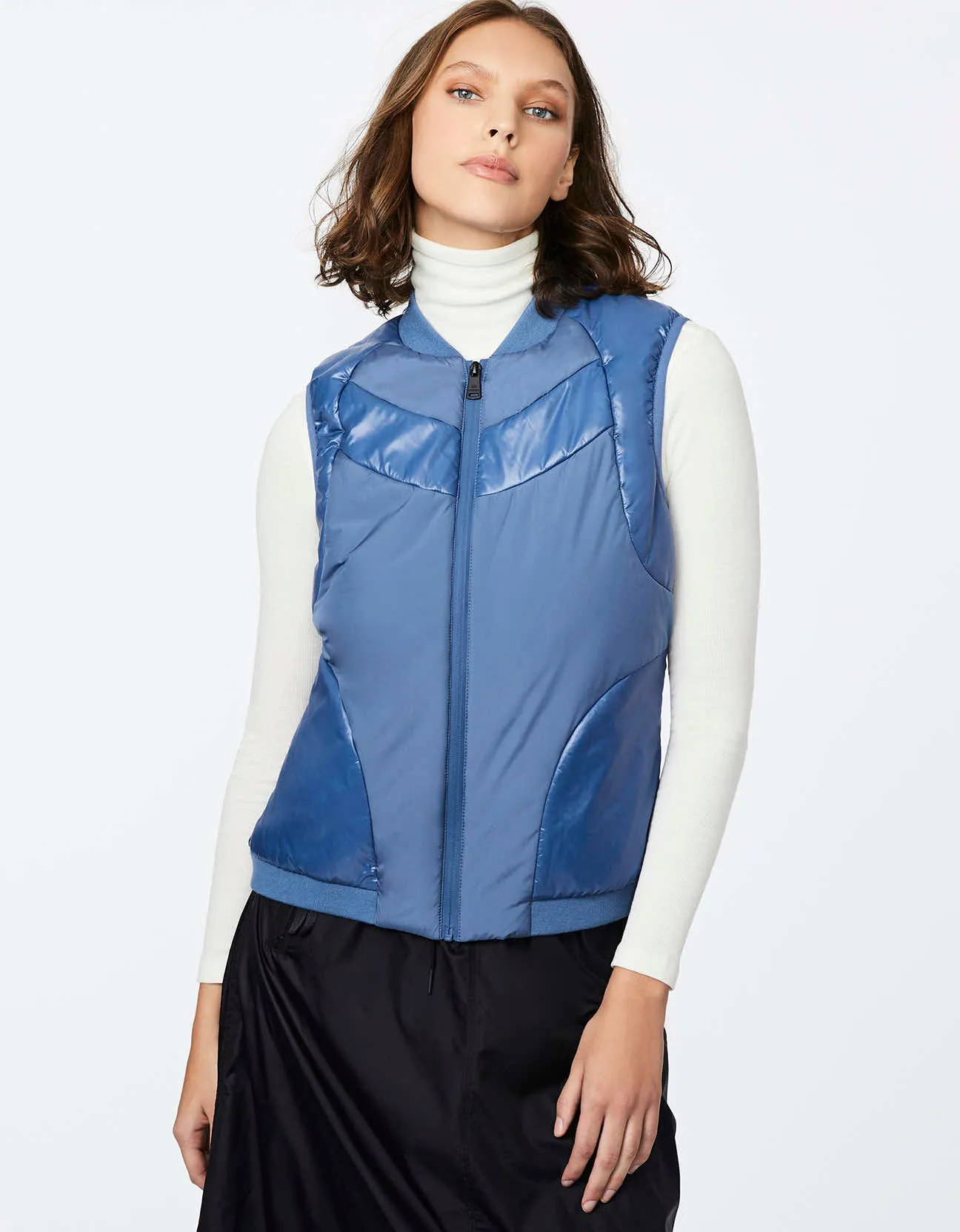 GLOSS MATTE PUFFER VEST