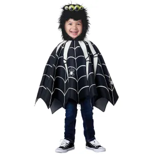 Glow in the Dark Spider Poncho One Size