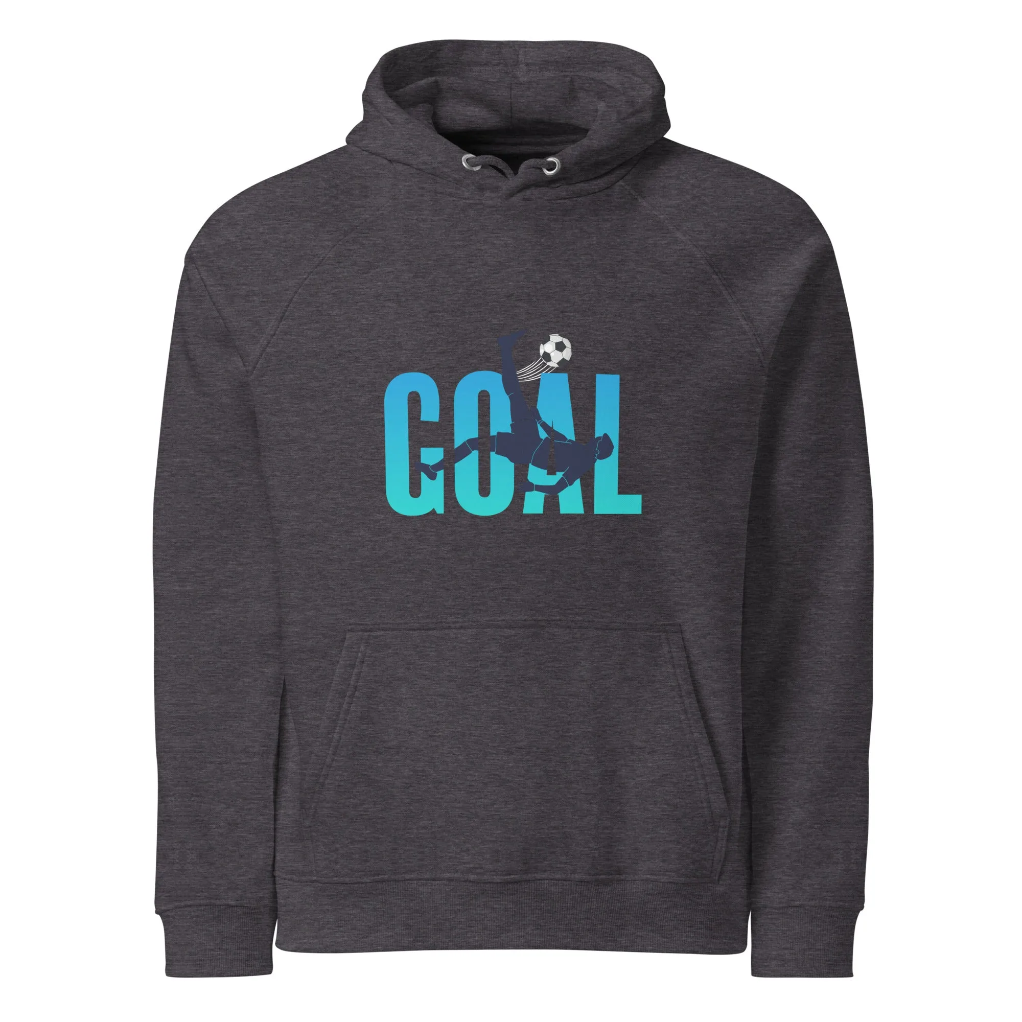 Goal Typography Graphic Men Eco Raglan Hoodie