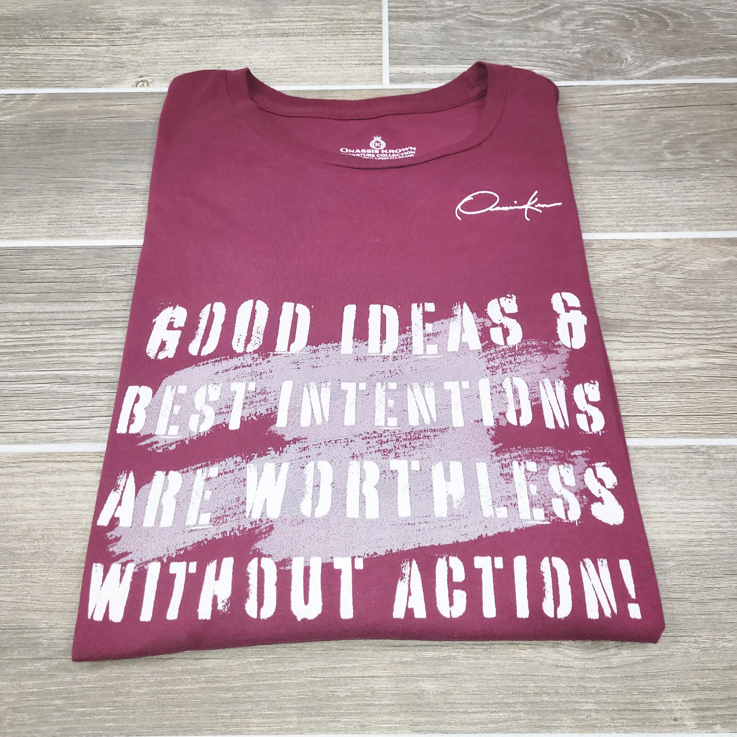 Good Ideas Long Sleeve Motivational T-Shirt