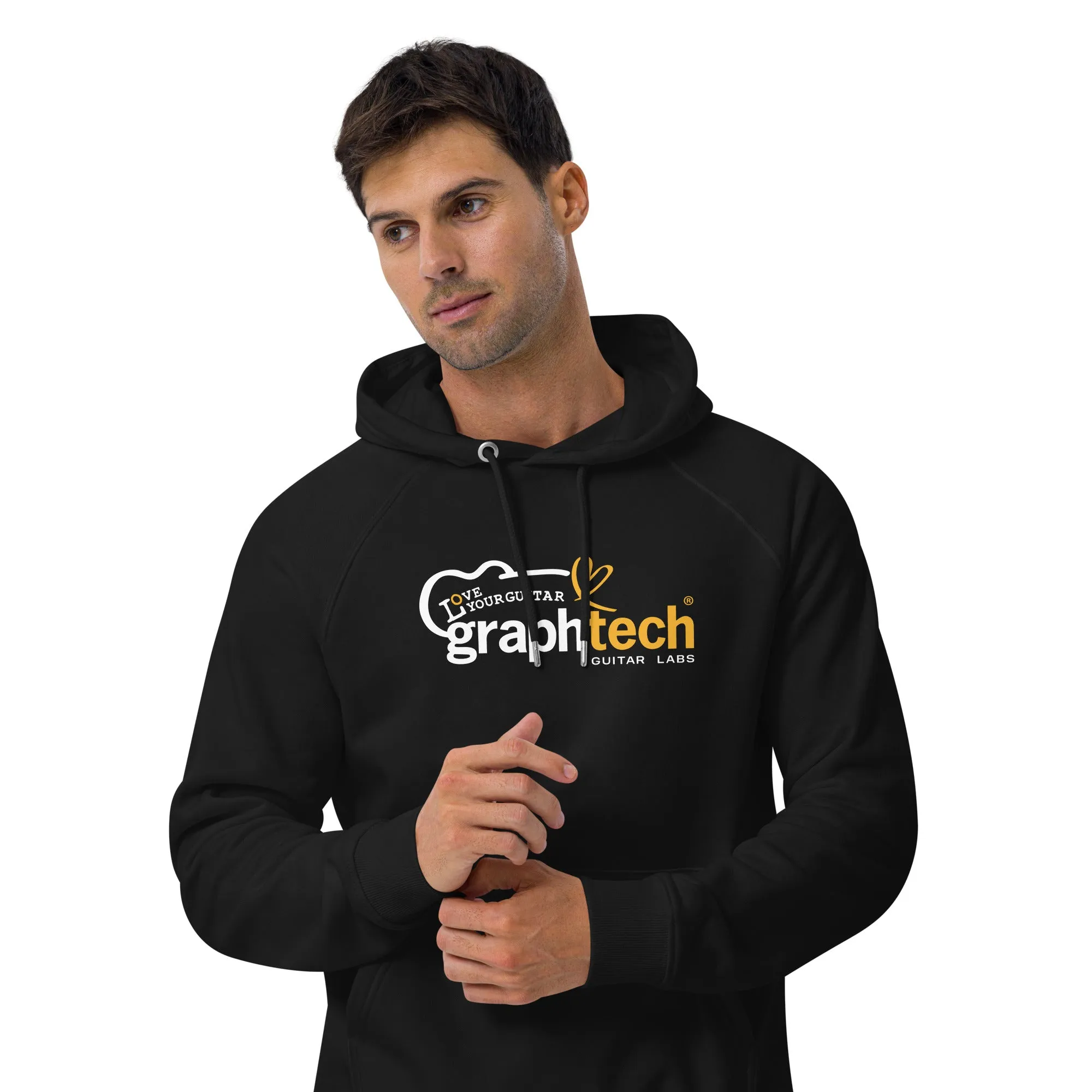 Graph Tech Logo Unisex eco raglan hoodie