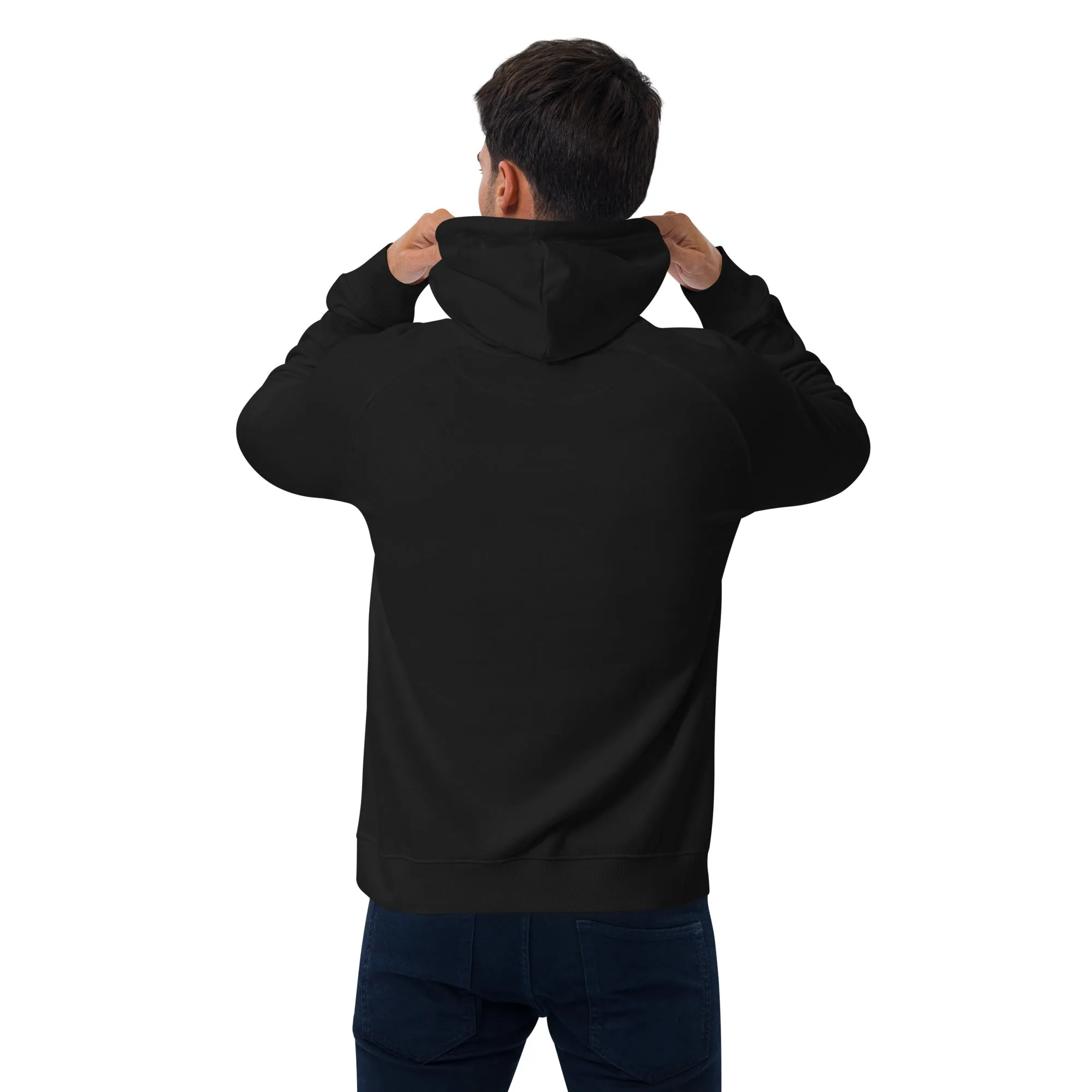 Graph Tech Logo Unisex eco raglan hoodie