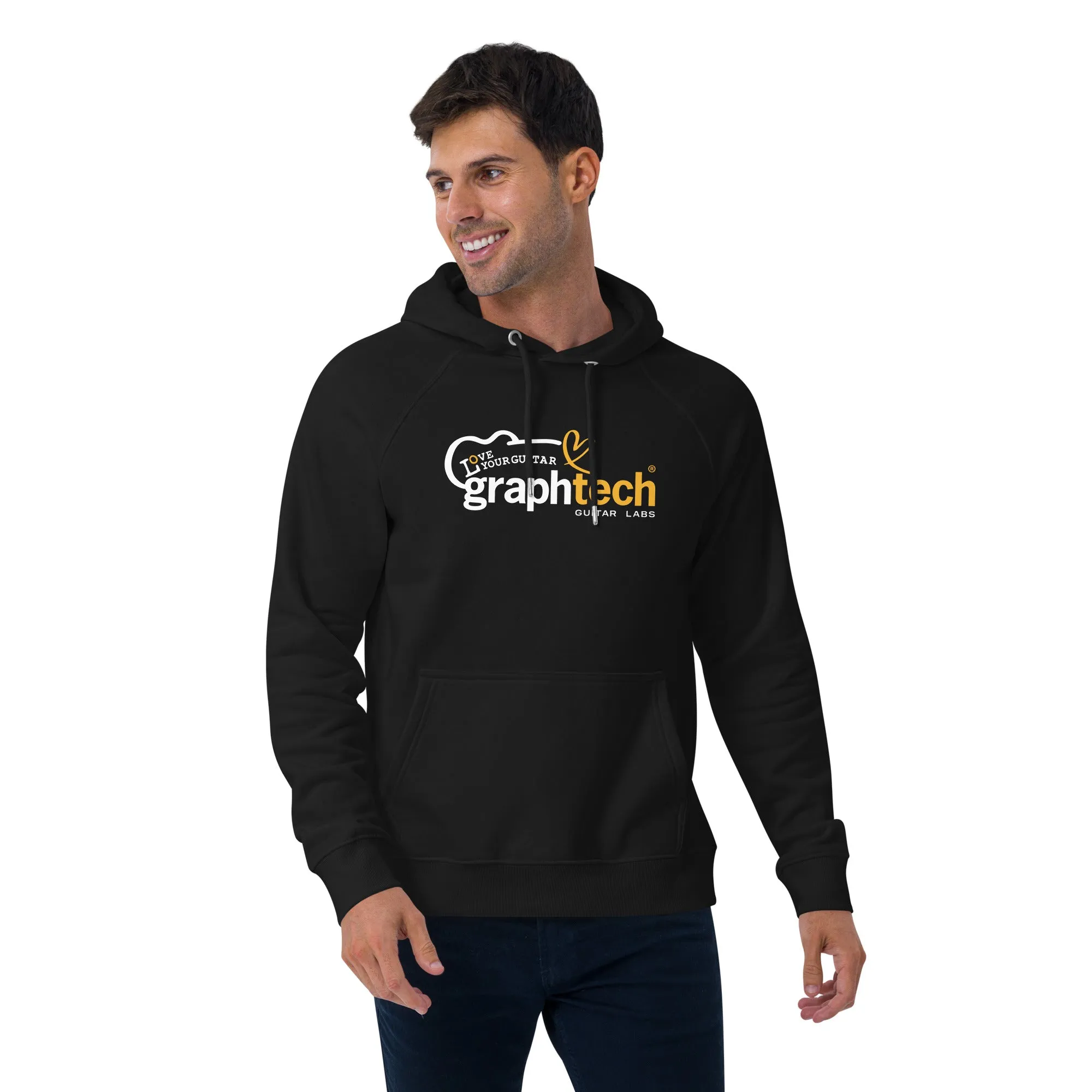 Graph Tech Logo Unisex eco raglan hoodie