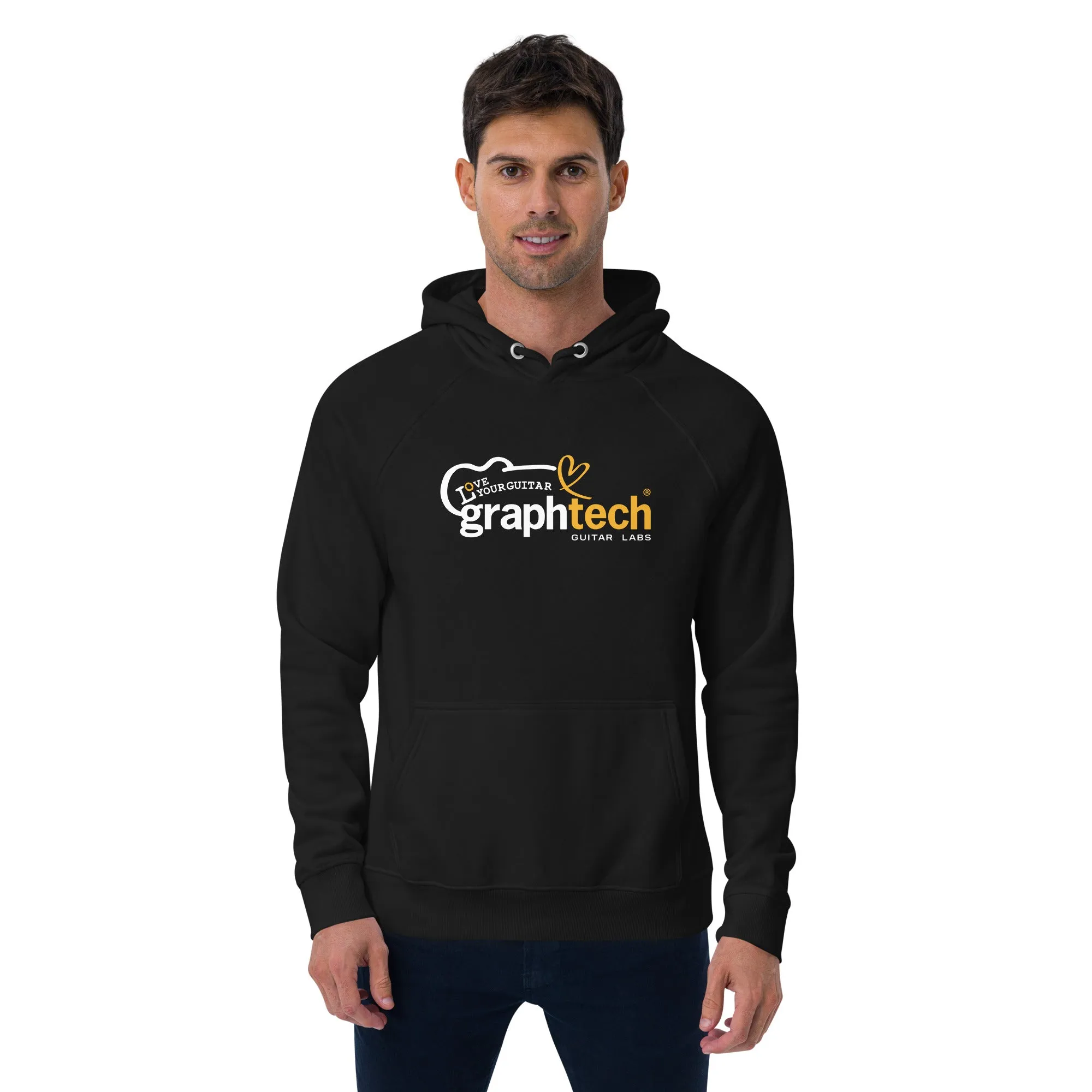 Graph Tech Logo Unisex eco raglan hoodie