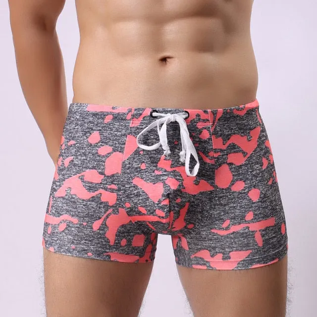 Gray Based Two-Tone Camouflage Boxer