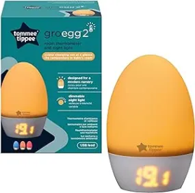 Gro Egg Colour Changing Digital Room Thermometer