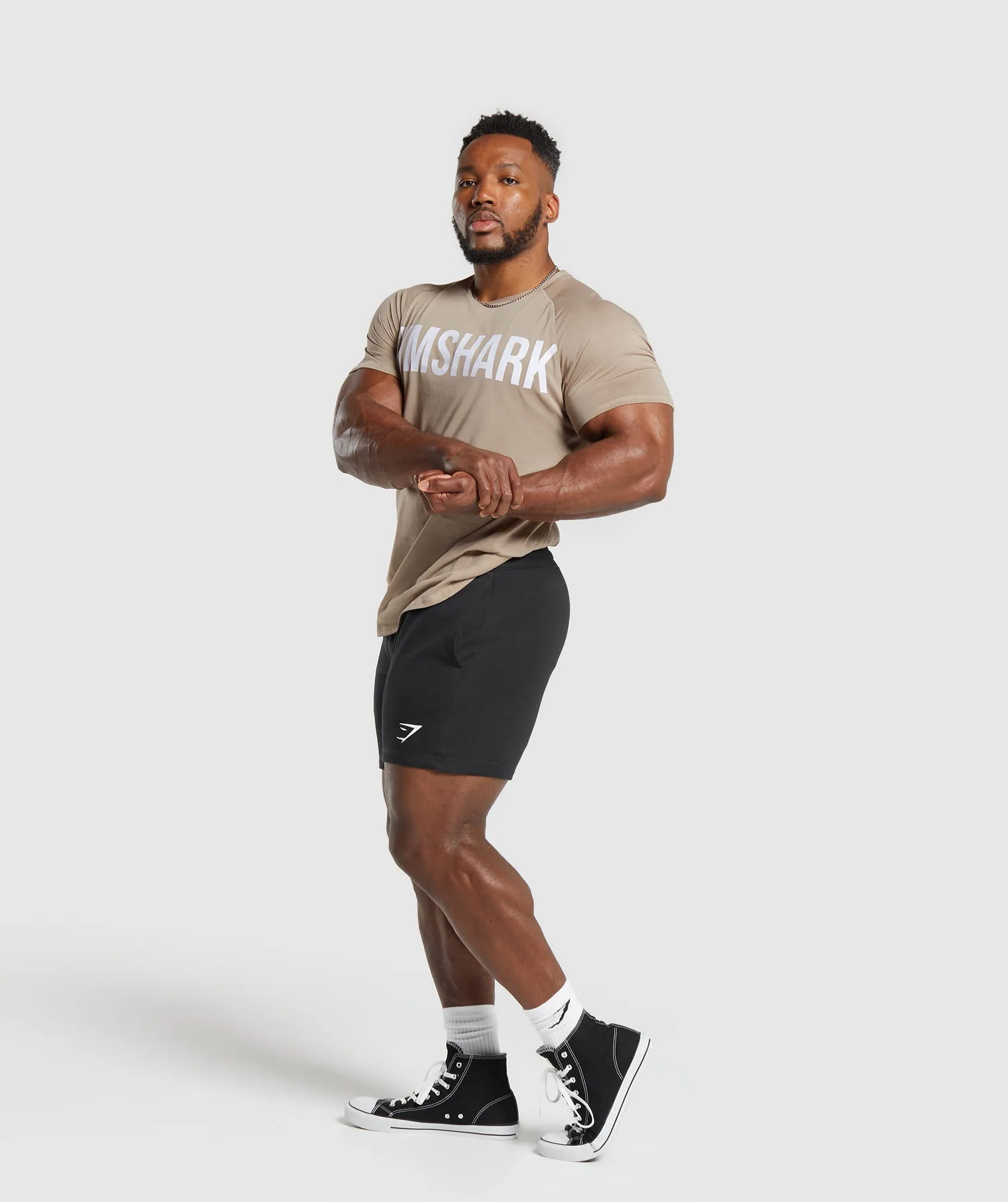 Gymshark Impact T-Shirt - Sand Brown