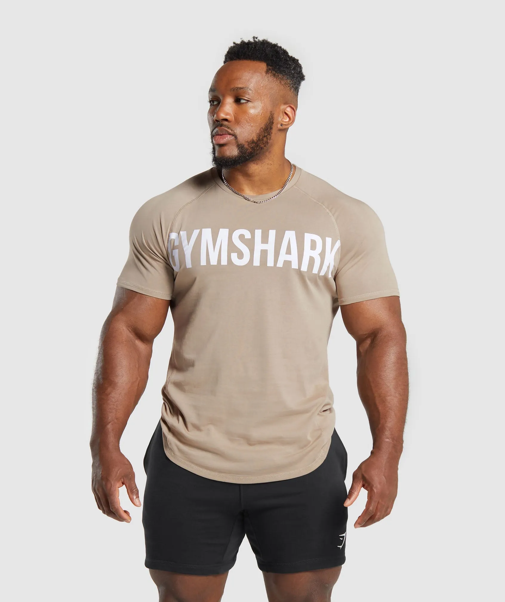 Gymshark Impact T-Shirt - Sand Brown