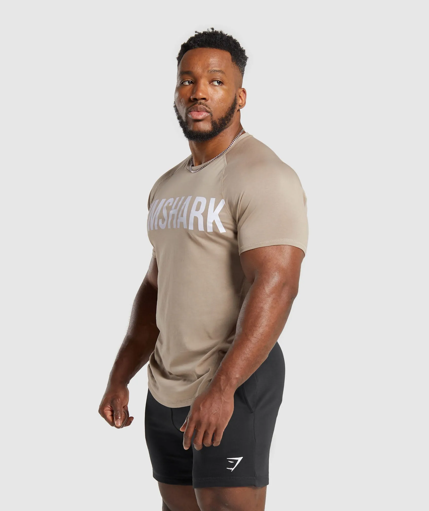 Gymshark Impact T-Shirt - Sand Brown