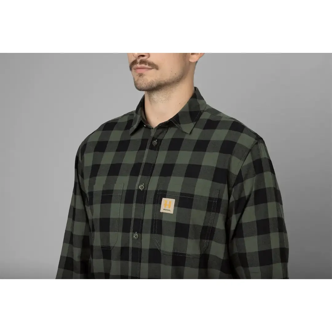 Harkila Scandinavian L/S Shirt - Green Check by Harkila