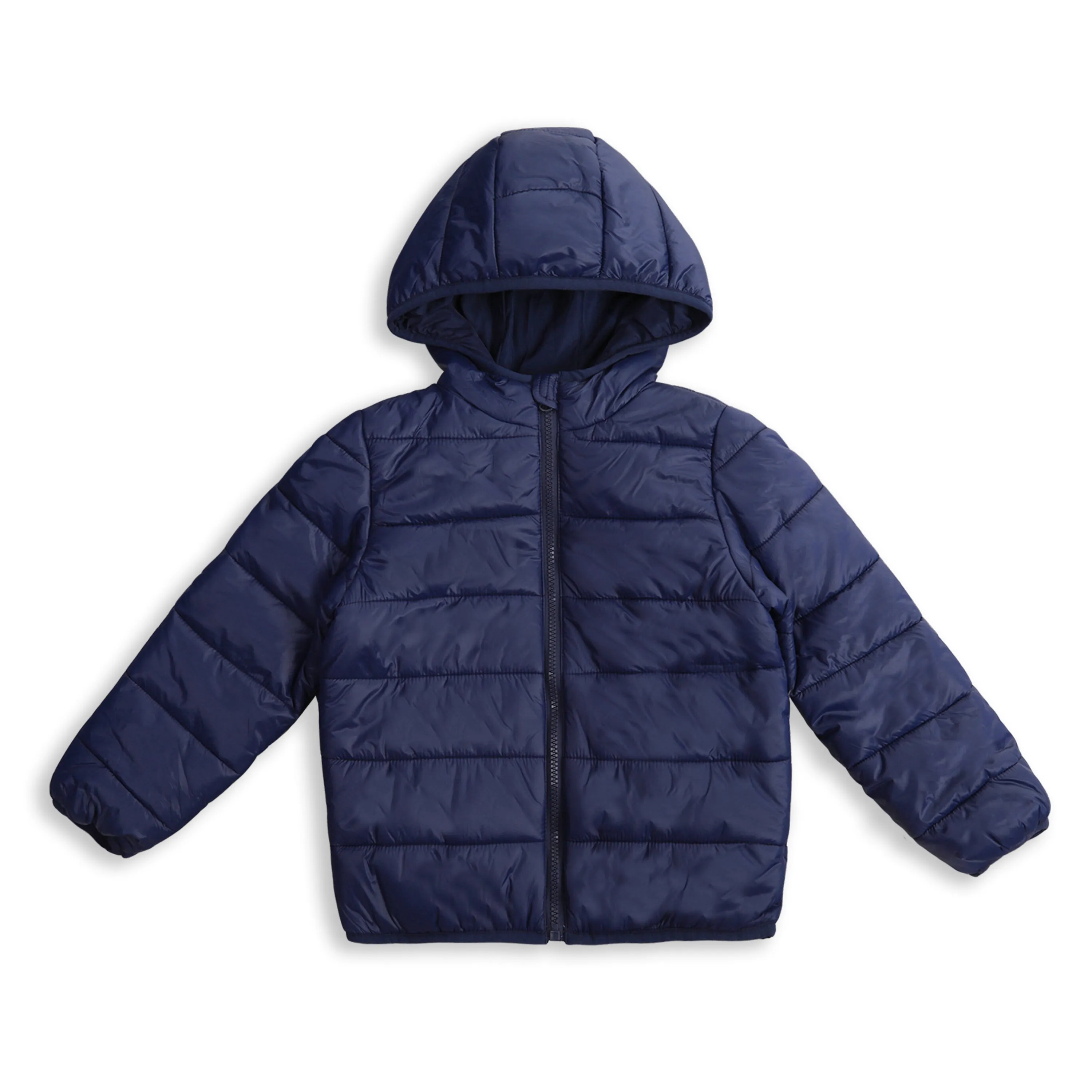 IKALI Kids Winter Coats, Boys Light Weight Puffer Jacket Navy (3-12Y)