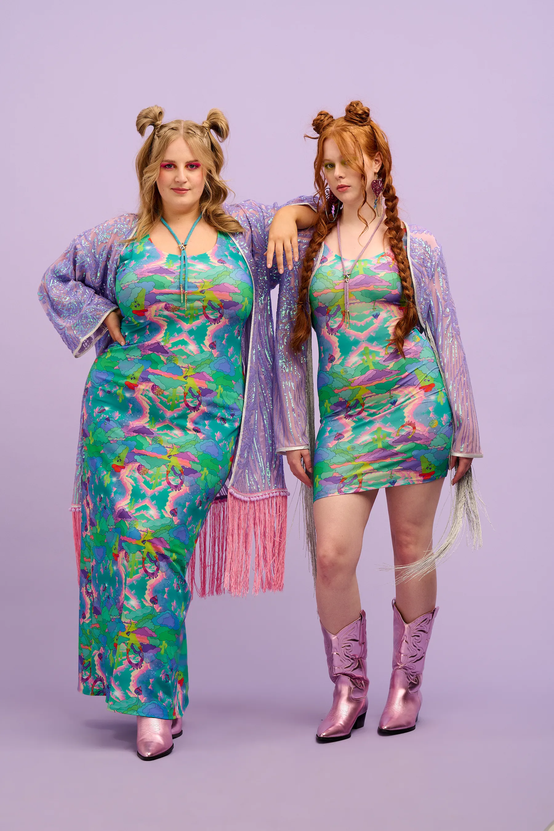 Intergalactic Rodeo Orchid Robe