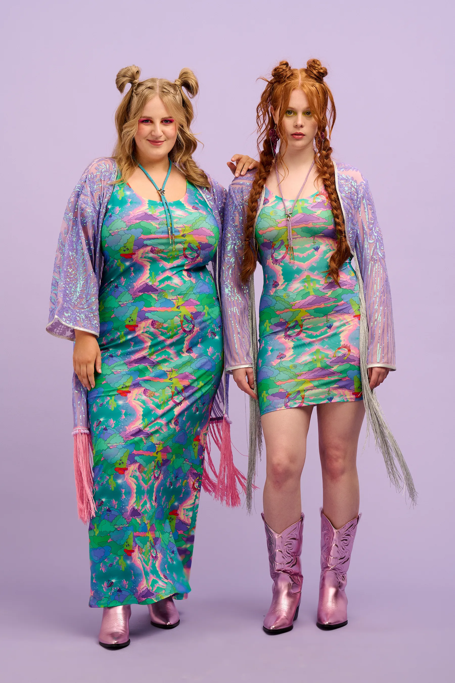 Intergalactic Rodeo Orchid Robe