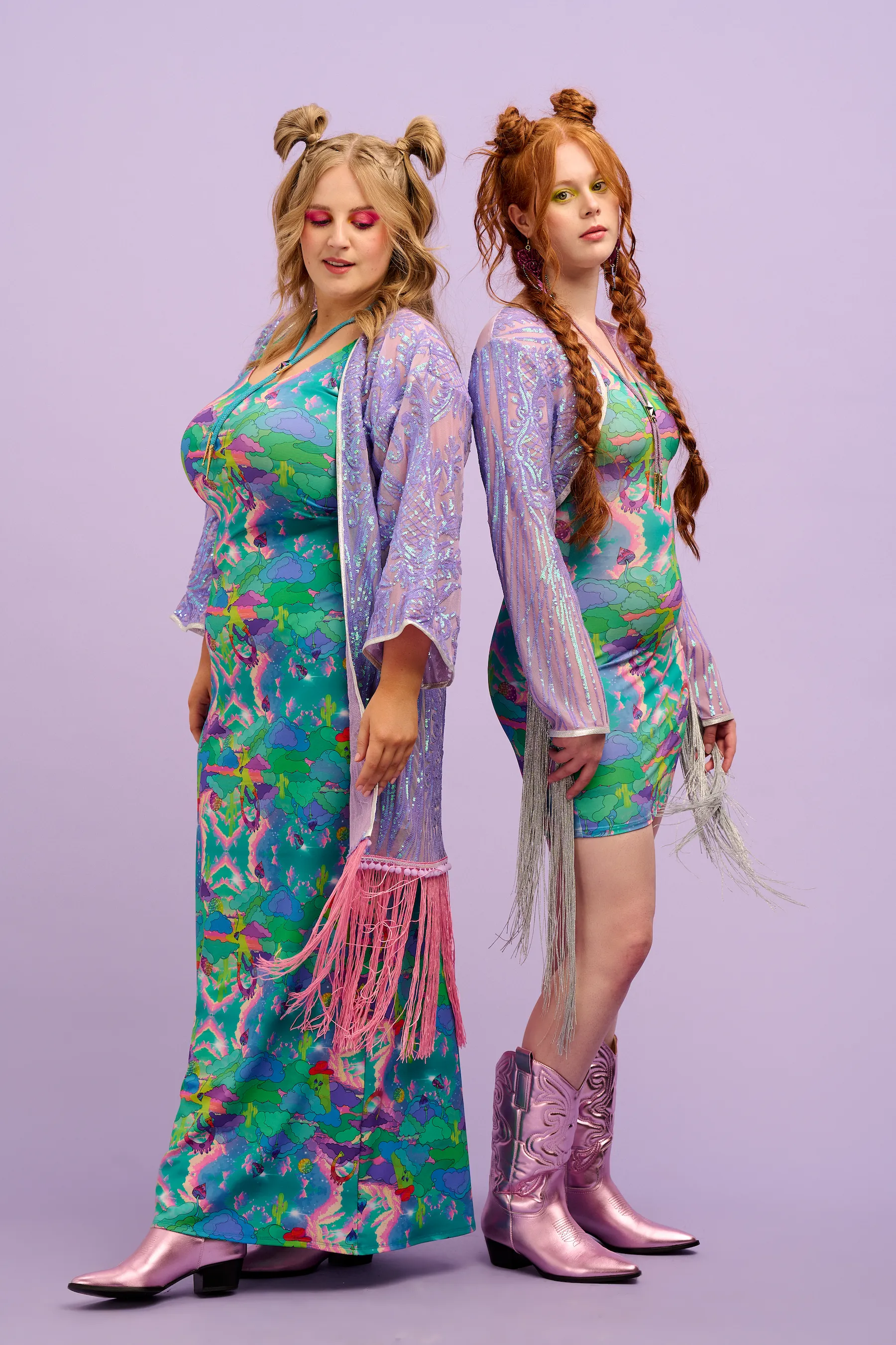 Intergalactic Rodeo Orchid Robe