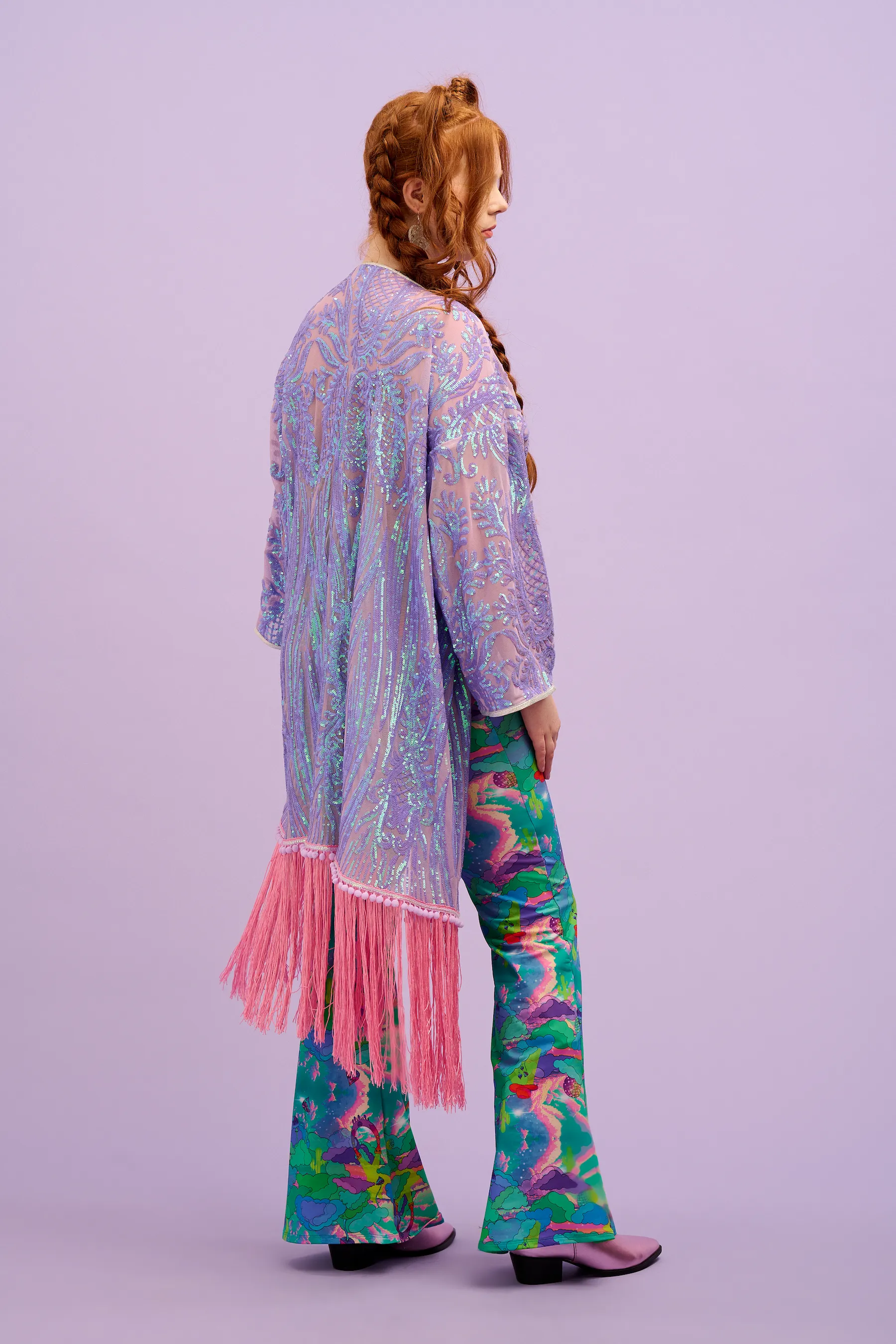 Intergalactic Rodeo Orchid Robe