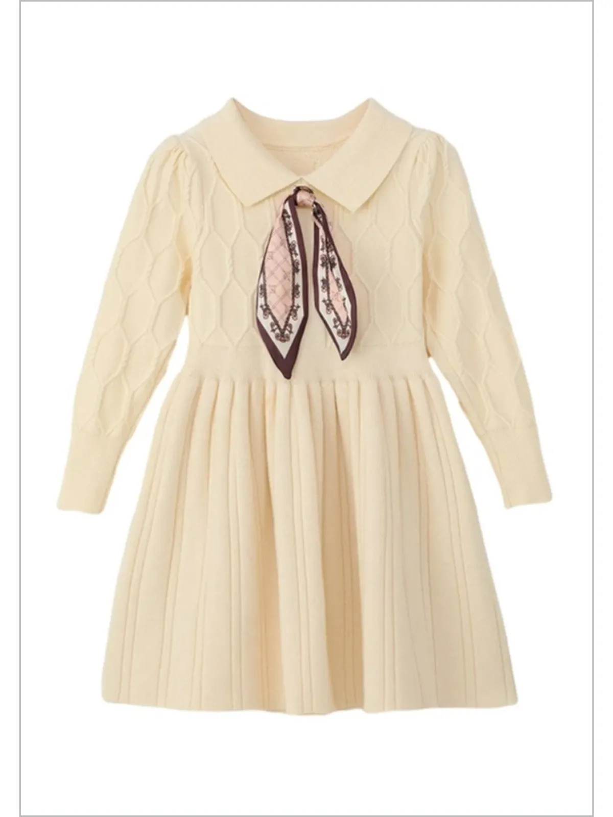 It's Sweater Weather Honeycomb Knit Dress