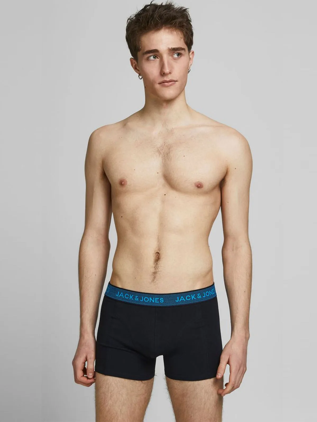 Jack and Jones | Mens Basic Jaquard Boxer Trunks